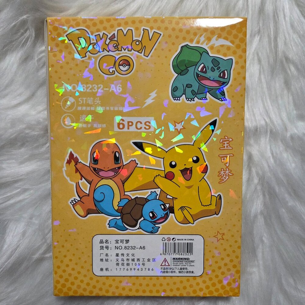 Pokémon 6 Piece Pen Set - Picture 2 of 5